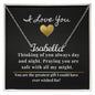 I Love You - Custom Name Necklace