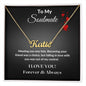 To My Soulmate - Custom Name Necklace