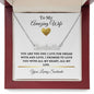 To My Amazing Wife - Custom Name Necklace