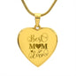 Best Mom Ever - Engraved Heart Necklace