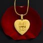 Best Mom Ever - Engraved Heart Necklace