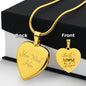 Best Mom Ever - Engraved Heart Necklace