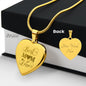 Best Mom Ever - Engraved Heart Necklace
