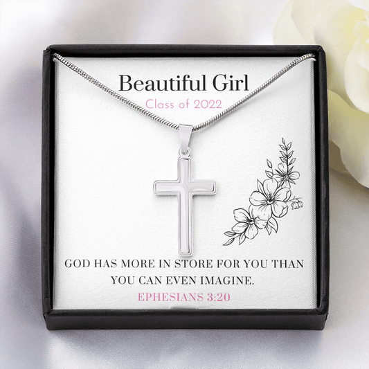 Beautiful Girl - Class of 2022 - Cross Necklace