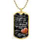 True Love - Dog Tag Necklace
