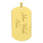 I would always choose you - Dog Tag Necklace