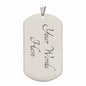 True Love - Dog Tag Necklace