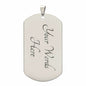 A Thousand Reasons to Smile - Dog Tag