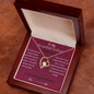 To My Beautiful Mother. Thank You - Forever Love Necklace