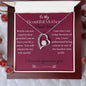 To My Beautiful Mother. Thank You - Forever Love Necklace