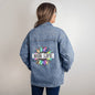 Mom Life - Oversized Women's Denim Jacket