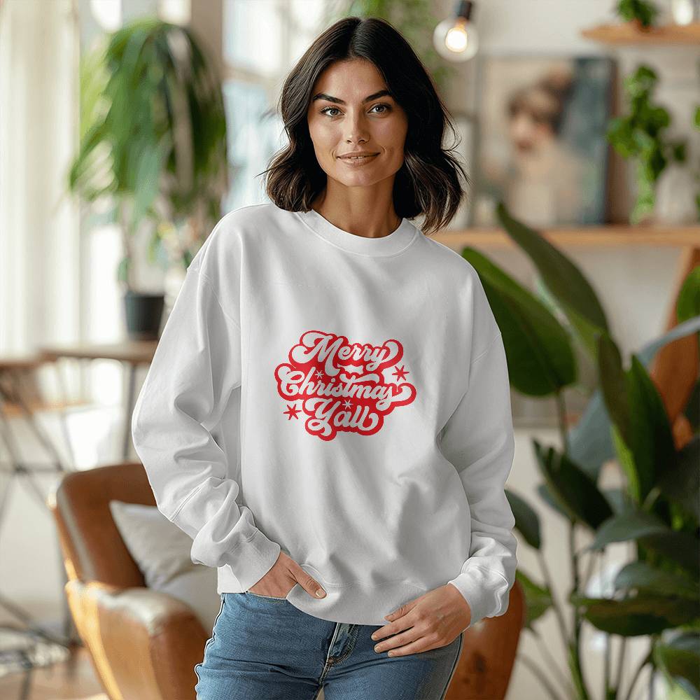 Merry Christmas Yall - Christmas Sweatshirt