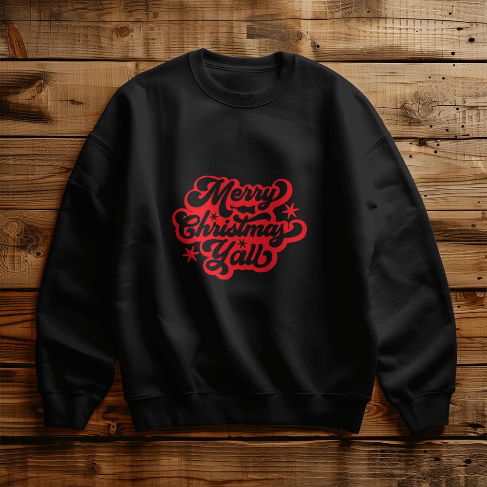 Merry Christmas Yall - Christmas Sweatshirt