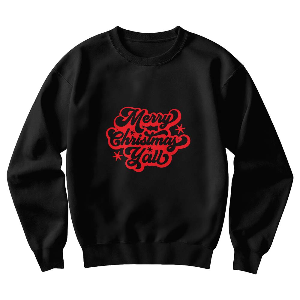 Merry Christmas Yall - Christmas Sweatshirt