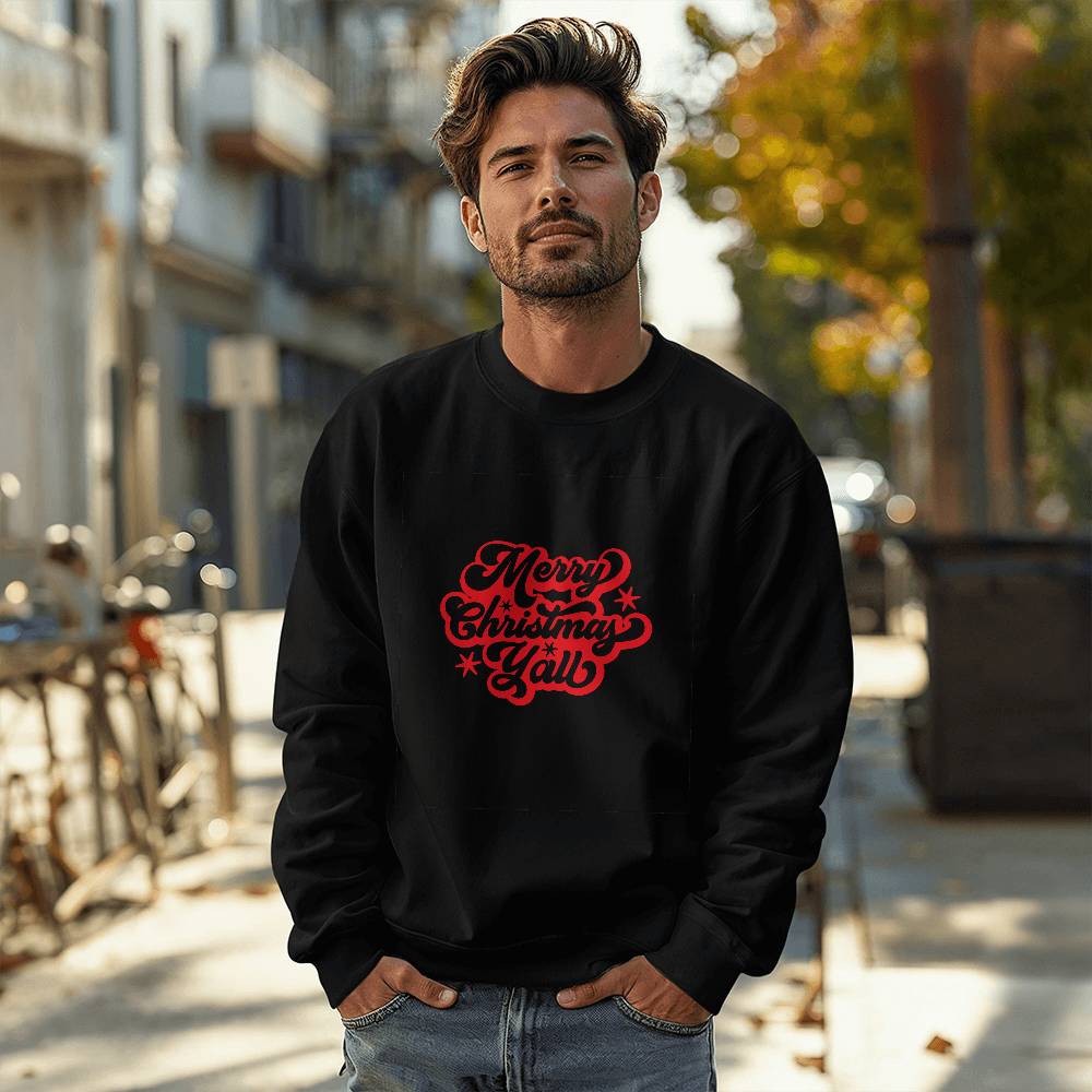 Merry Christmas Yall - Christmas Sweatshirt