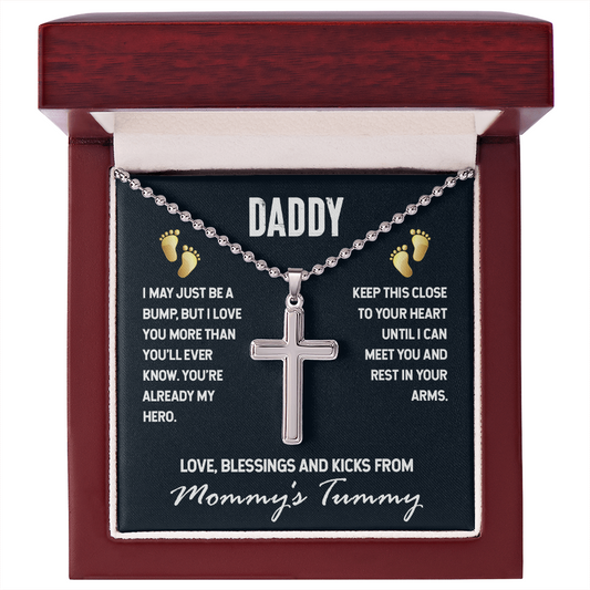 New Daddy - Stainless Steel Cross Necklace