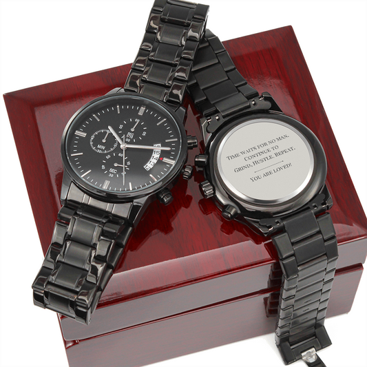 Time waits for no man - Chronograph Watch