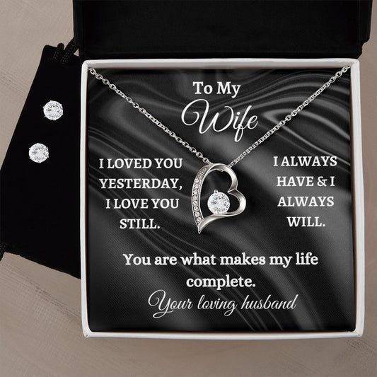 To MY Wife - Forever Love Necklace Gift Set