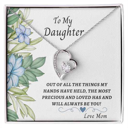 To My daughter: Forever Love Necklace